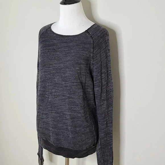 New Project Social T Gray Long Sleeve Top - Picture 4 of 6